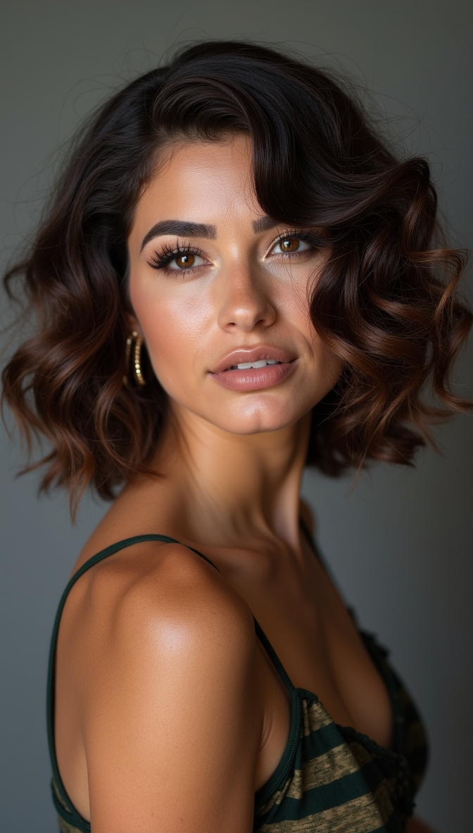 Sleek Ponytail with Face-Framing Layers