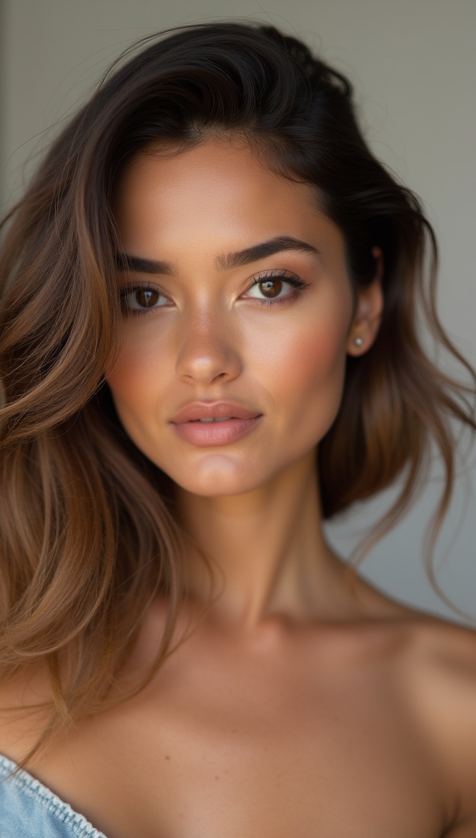 Feathered Face-Framing Layers