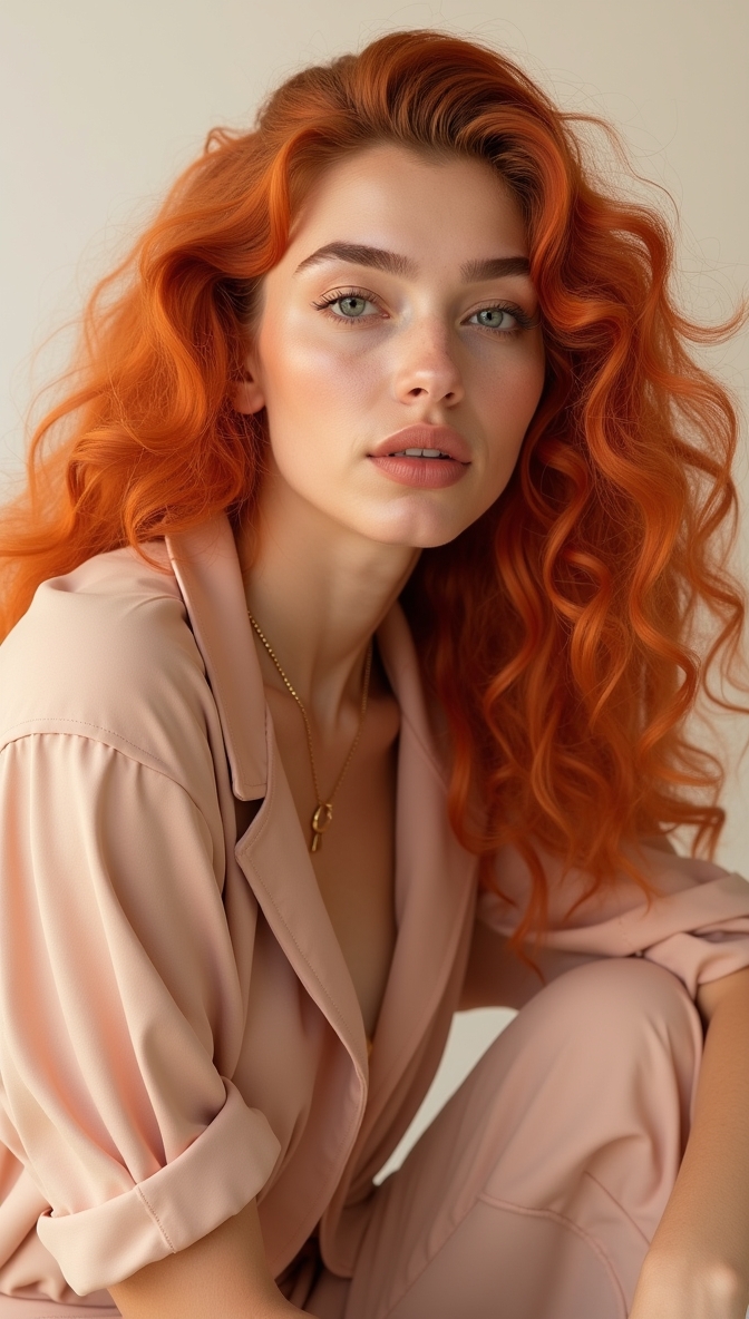 Copper Red Highlights Red Hair Color Ideas
