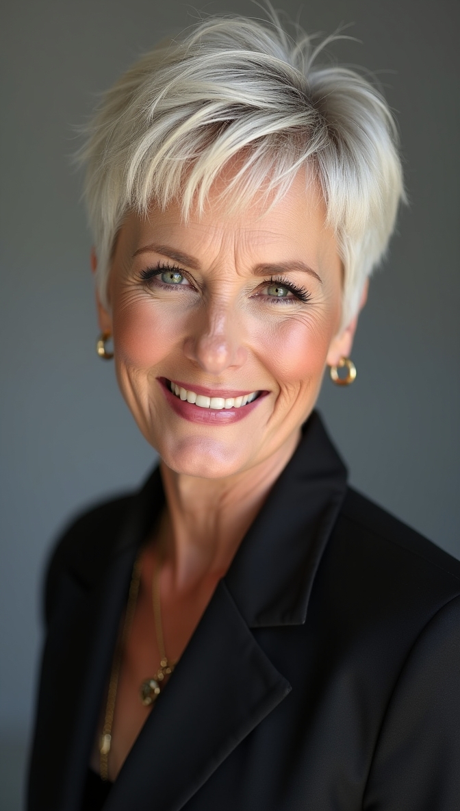 Soft Curls with Short Hairstyles for Women Over 50
