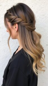 Crown Braid for Winter Hair Braid