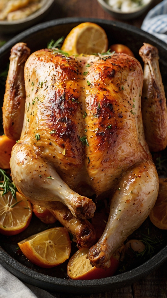 Rub the chicken